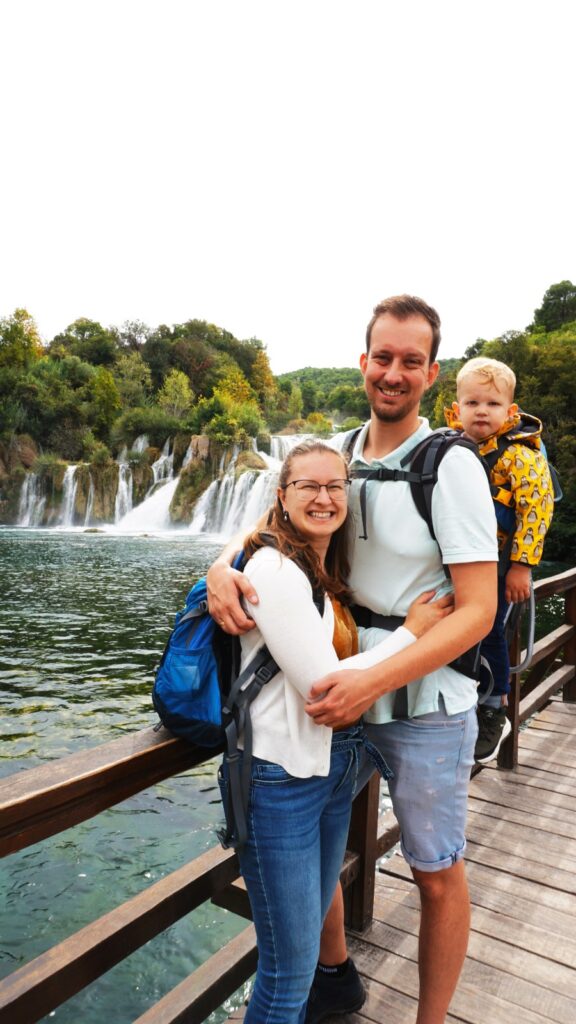 Skradinski Buk waterval Rondreis Slovenië en Kroatië met kinderen