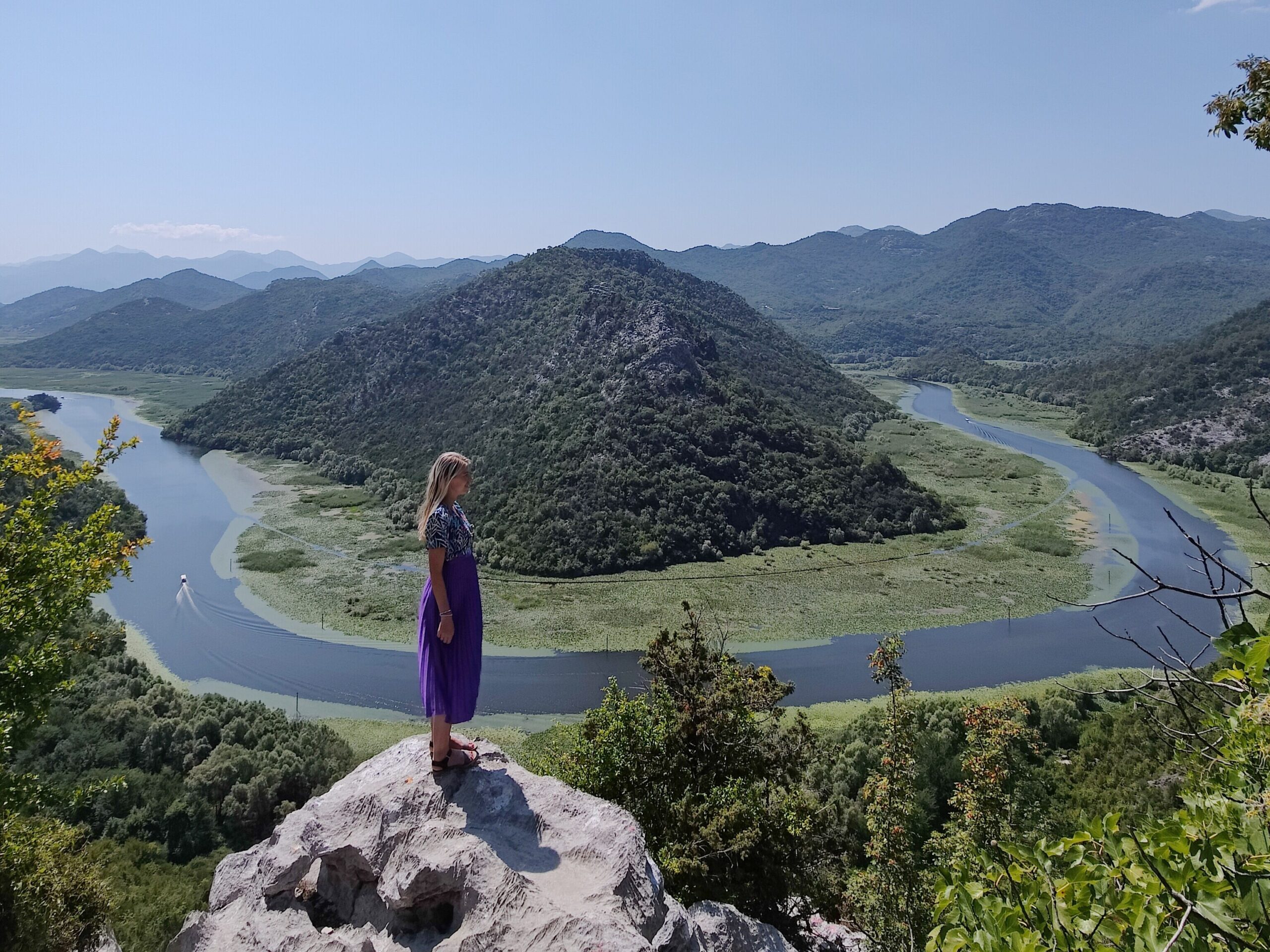 Lake Shkoder in Montenegro met kinderen