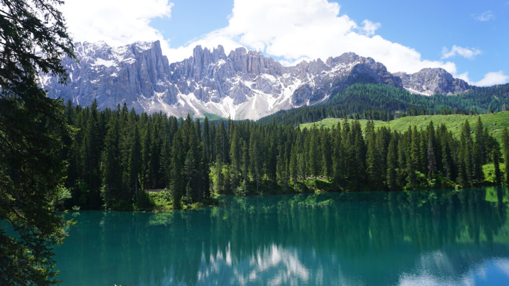 Lago di Carezza Dolomieten Italië